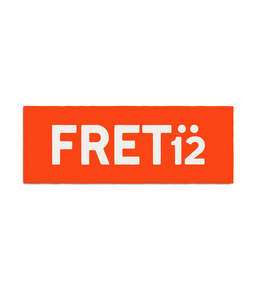 FRET12 OG Logo - Red – STICKER