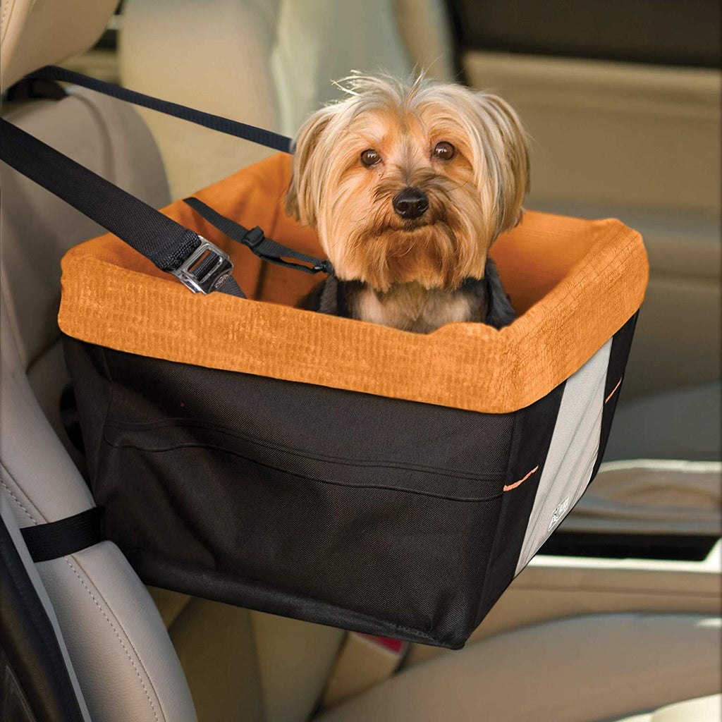Petzmotion Easy Riser Pet/Dog Booster Safety Car Seat Medium, Black 