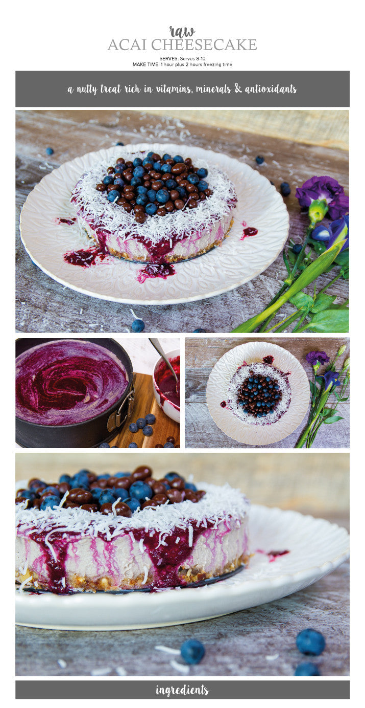 raw acai cheesecake recipe