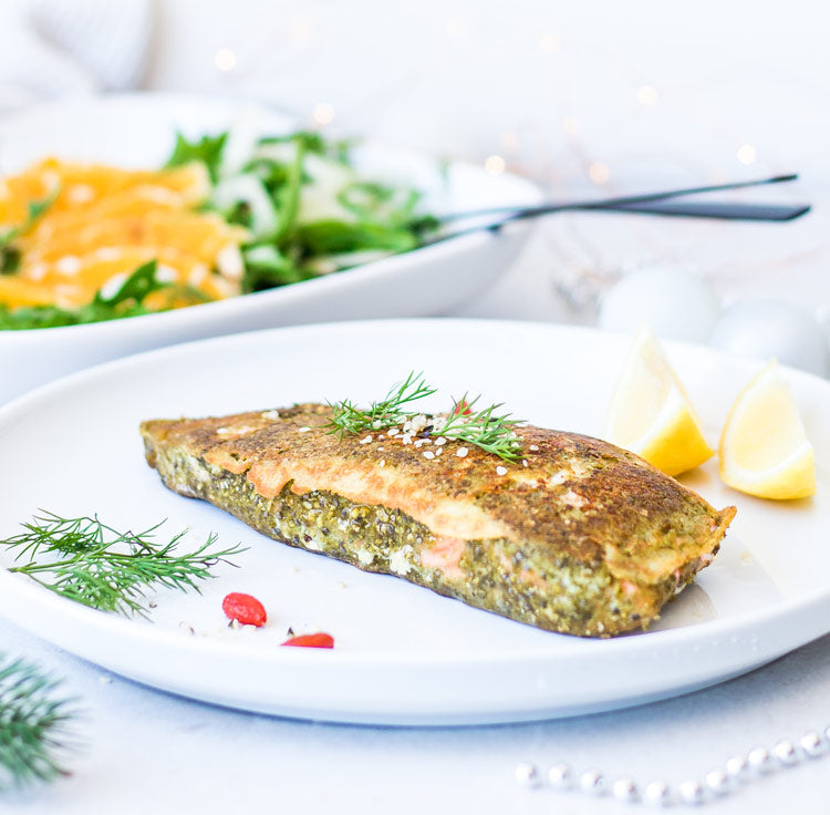 falafel crusted salmon recipe keto gluten free