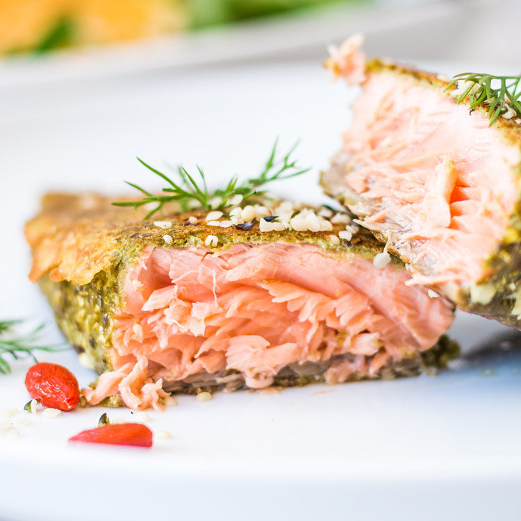 falafel crusted salmon recipe