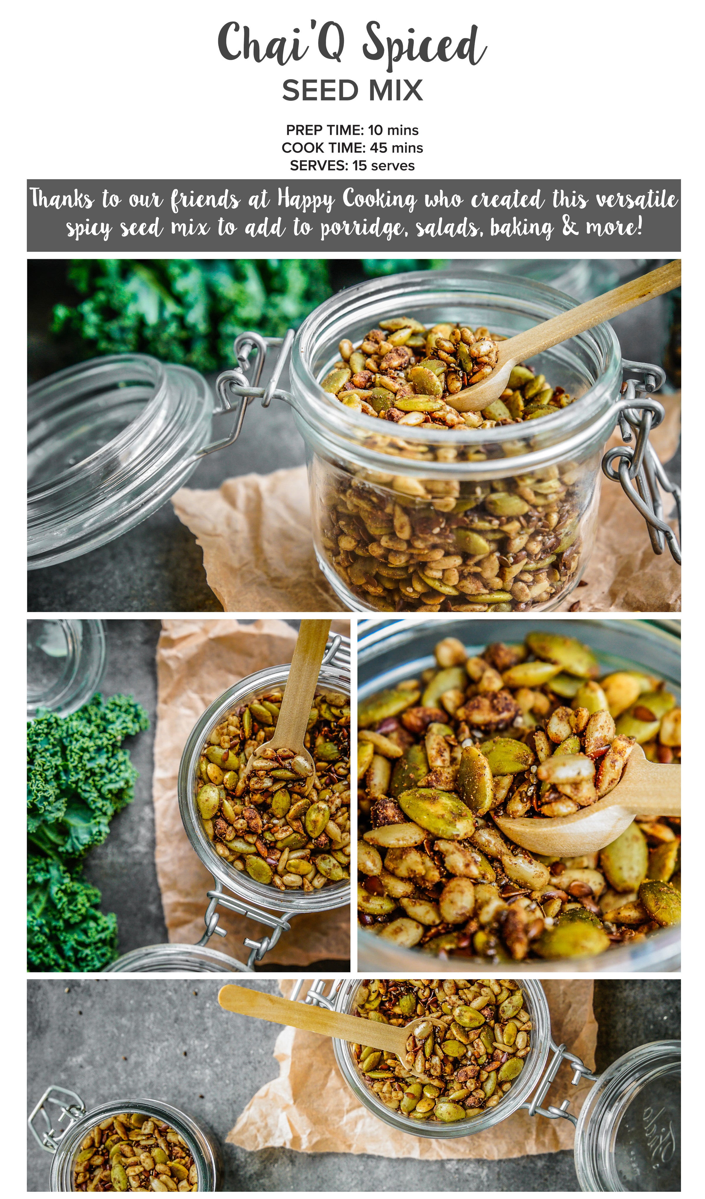 chai spiced seed mix recipe