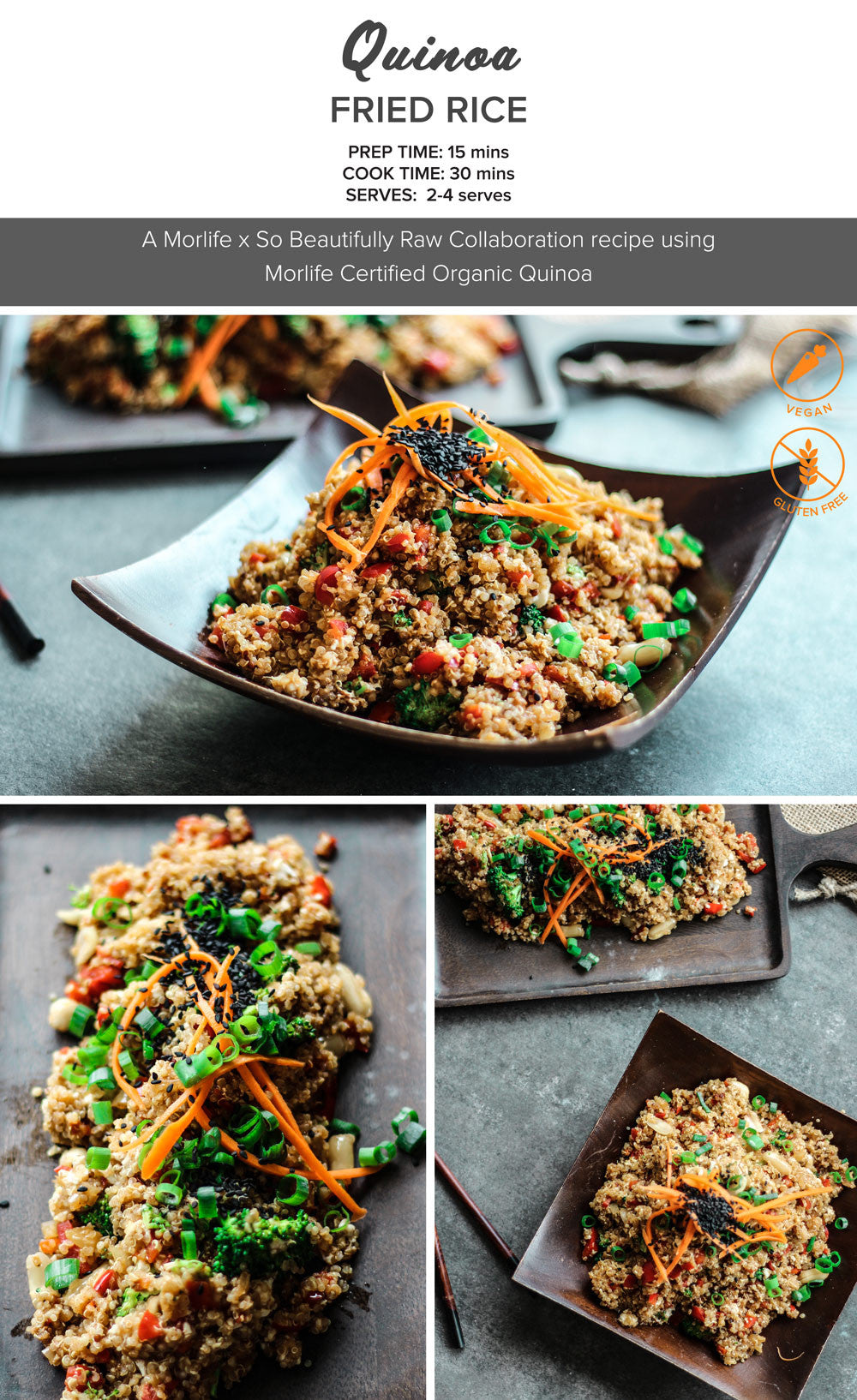 Quinoa fried rice recipe