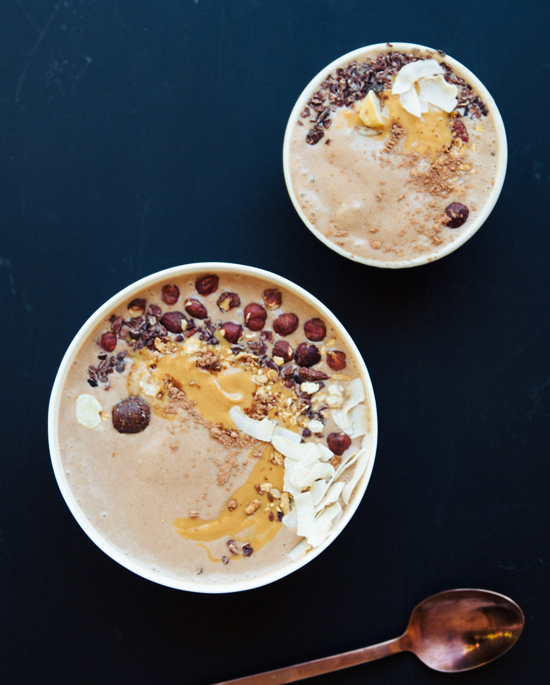 Choc Peanut Butter Protein Smoothie Bowl 