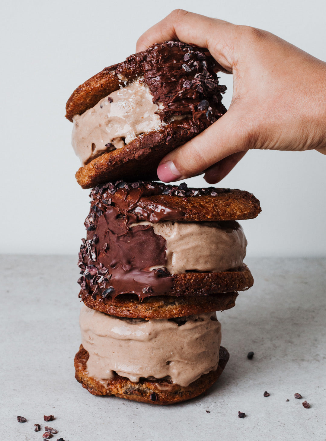 protein ice cream sandwich vegan gluten free recipe