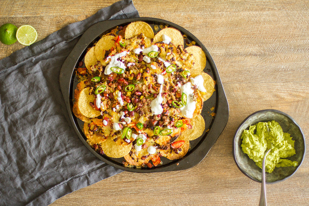 nachos with Superdip mix