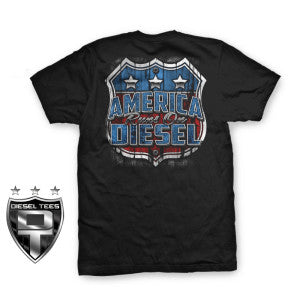 America Runs On Diesel New Trucker T Shirt at Diesel Tees!