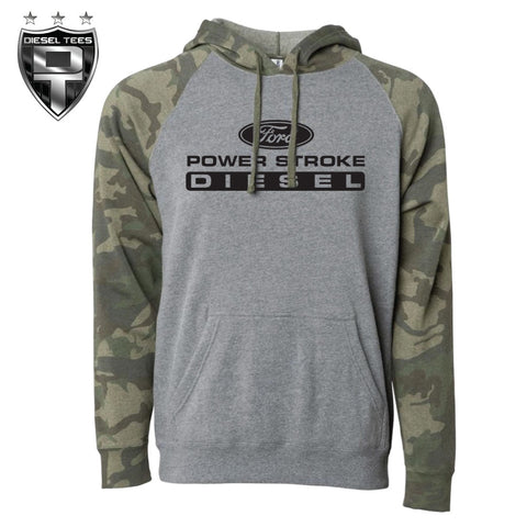 Ford Power Stroke Diesel Hoody Camo Sleeves