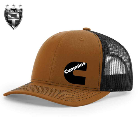 Cummins Richardson 112 Truck Hats Caramel/Black Back In Stock