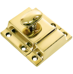 Unlacquered Brass Cabinet Latch