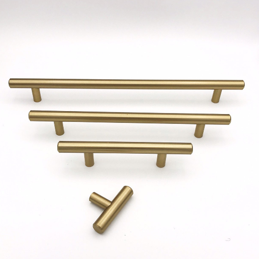 champagne bronze bar drawer pulls