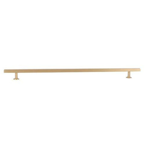 brushed brass long handle drawer pull
