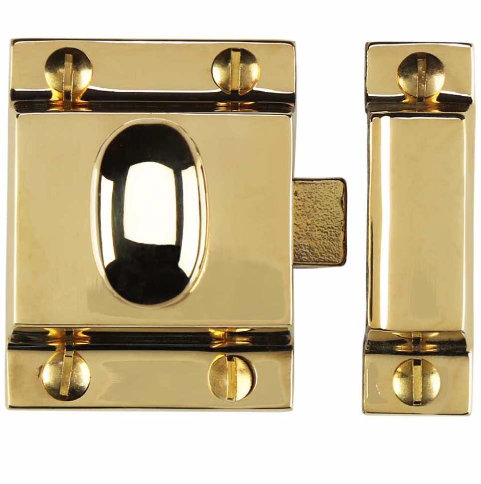 Unlacquered Brass Eloise Cabinet Latch Pull Kitchen Drawer