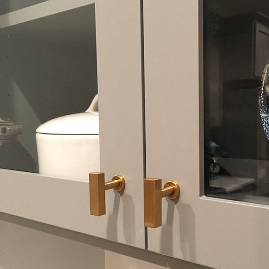 european brass cabinet knob - drawer pull - brass handle – forge