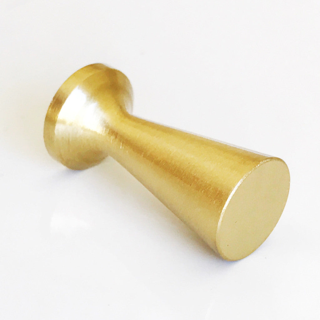 Mccobb Style Brass Cabinet Knob Mid Century Modern Hardware