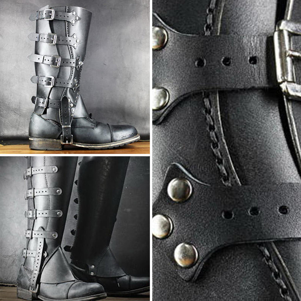 1 Pair PU Leather Boot Covers – Booyakashaa