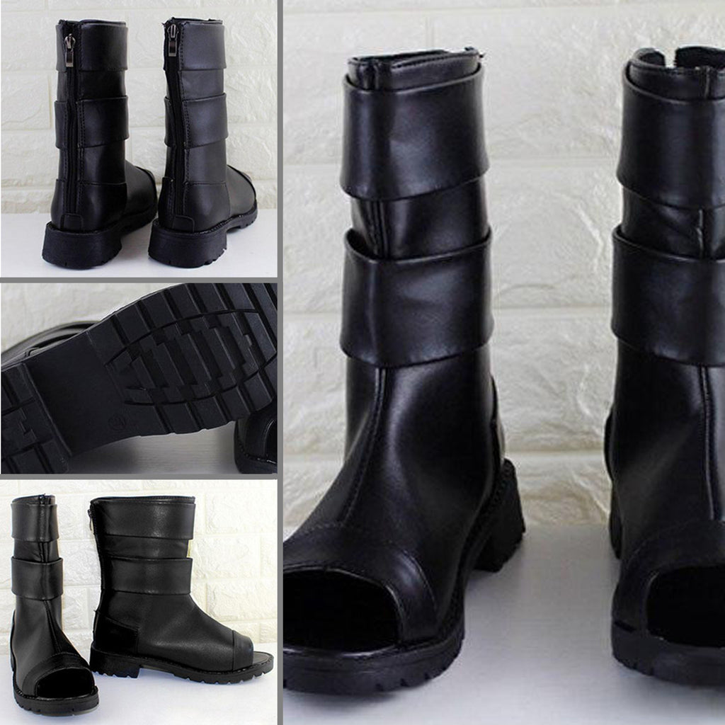 pu leather boots