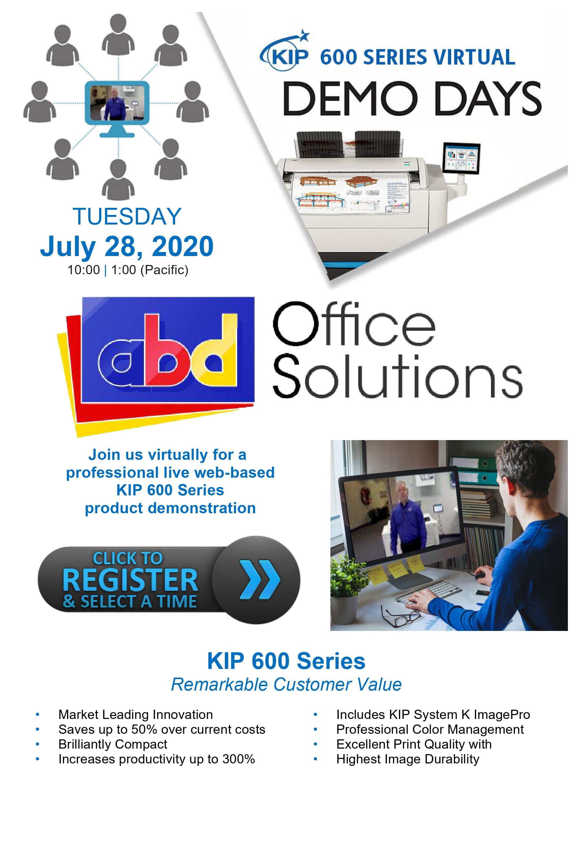 KIP 600 Series Virtual Demo