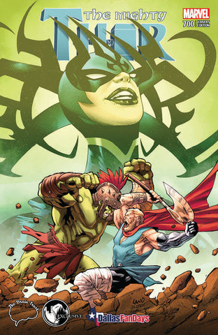 MIGHTY THOR #700 UNKNOWN COMIC BOOKS/BRAIN TRUST EXCLUSIVE LAND VAR CVR A