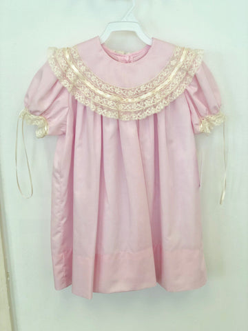 Sale! Pink and Ecru Mabel Heirloom Dress