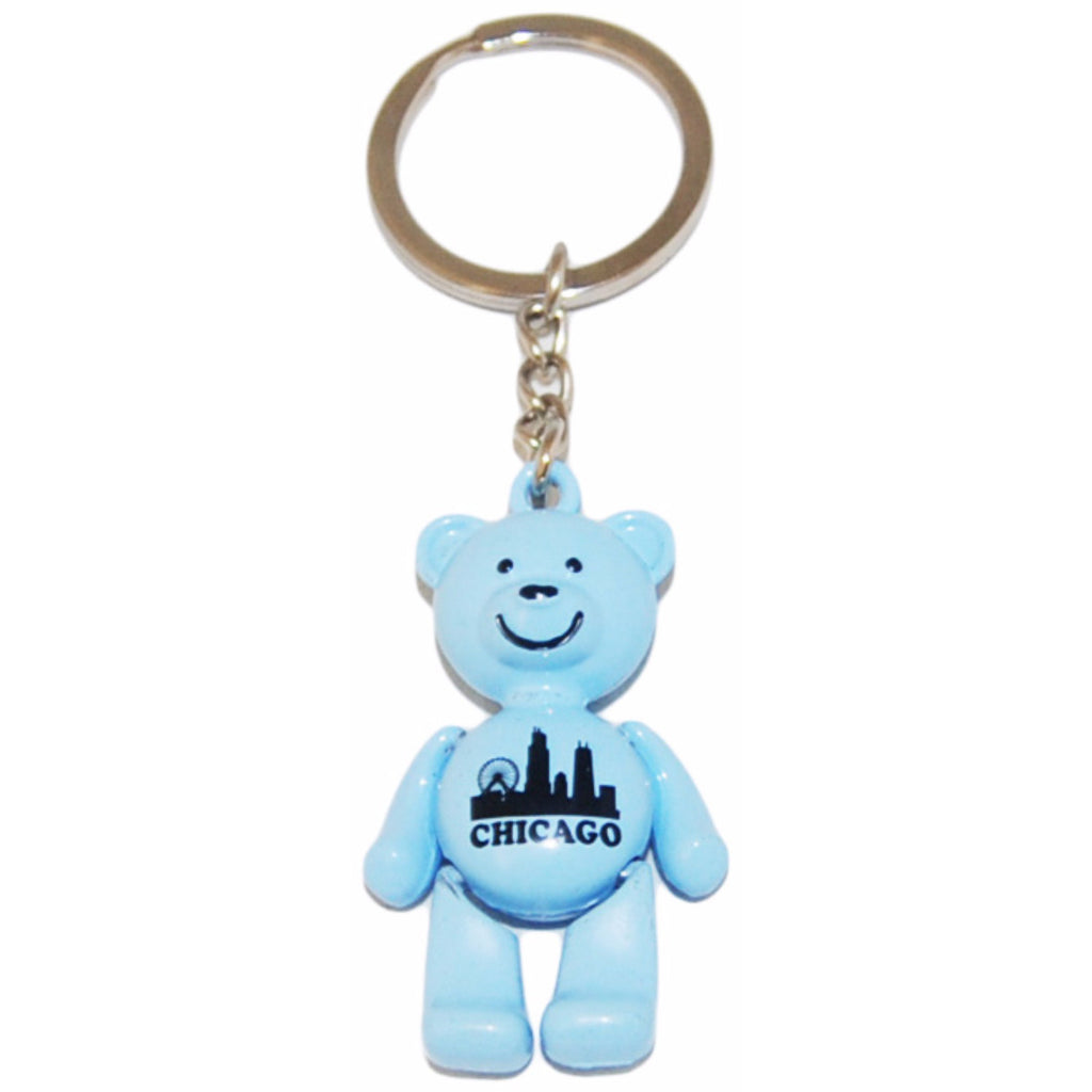 chicago-colorful-teddy-bear-keychain-citydreamshop