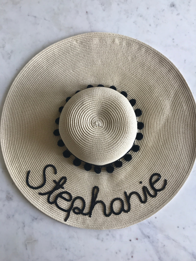 Sample - Natural Floppy Hat with Stephanie
