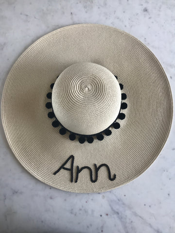 Sample - Natural Floppy Hat with Ann