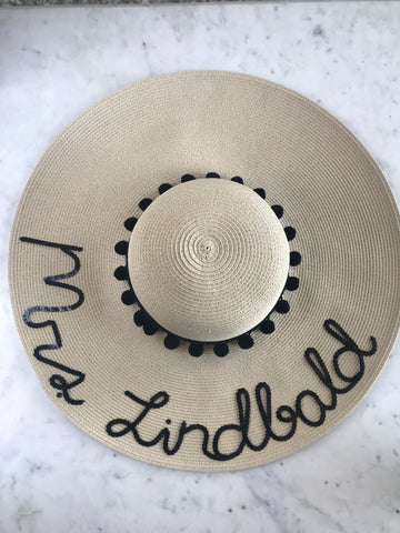 Sample - Natural Floppy Hat with Mrs. Lindbald