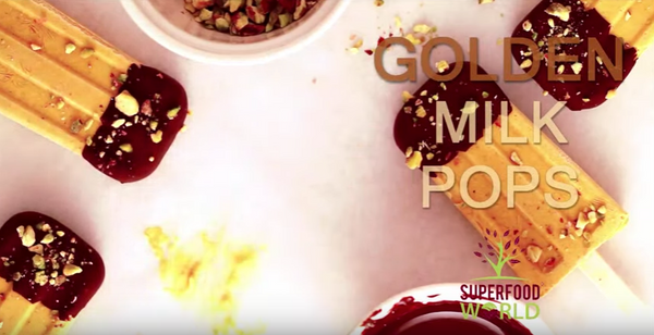 Golden Milk Popsicles - Superfood World