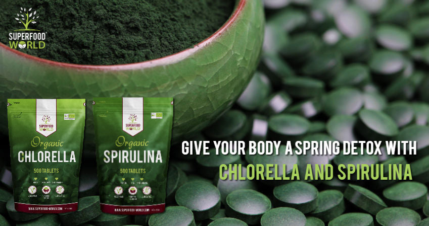 Give Your Body a Spring Detox with Chlorella and Spirulina - Superfood World