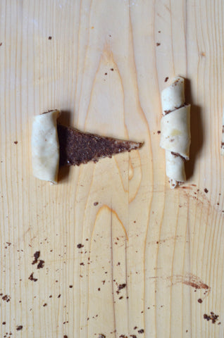 Rugelach - Roll each wedge