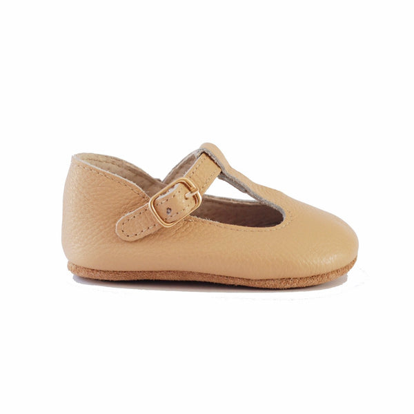 Baby T-Bar Shoes Light Brown | Toddler 