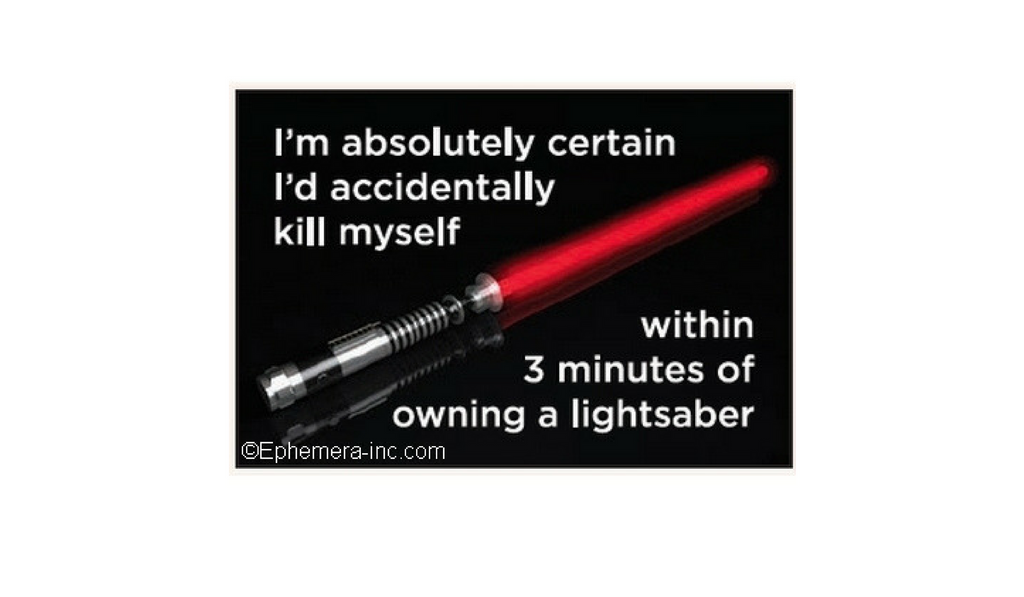 light saber funny
