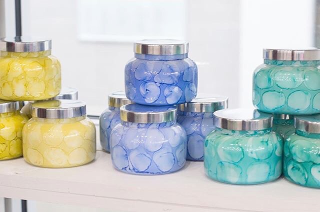 watercolor candles