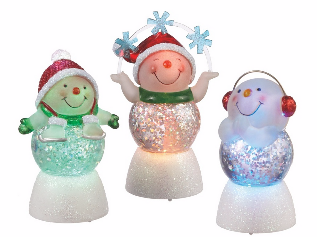 light up snowmen