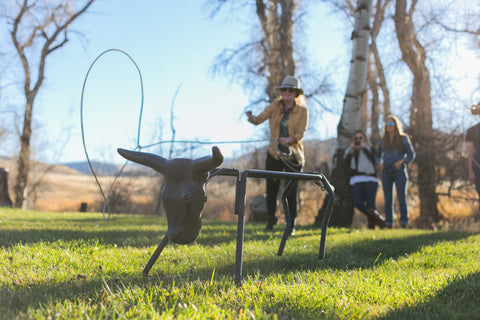 The Madison McKinley team having fun at the Steerhead Ranch.