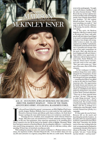 Paper City Magazine March Issue featuring Madison McKinley Isner