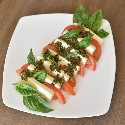 chimichurri Caprese salad, with a twist