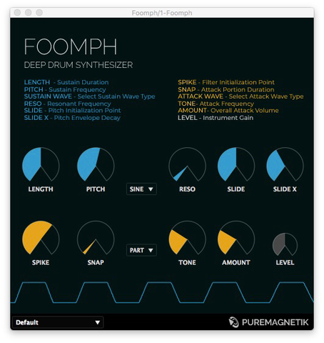 Foomph Deep Drum Synthesizer