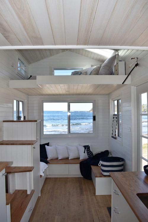 16’ “Graduate Series 6000DL Seaside” Tiny House on Wheels by Designer Eco Homes