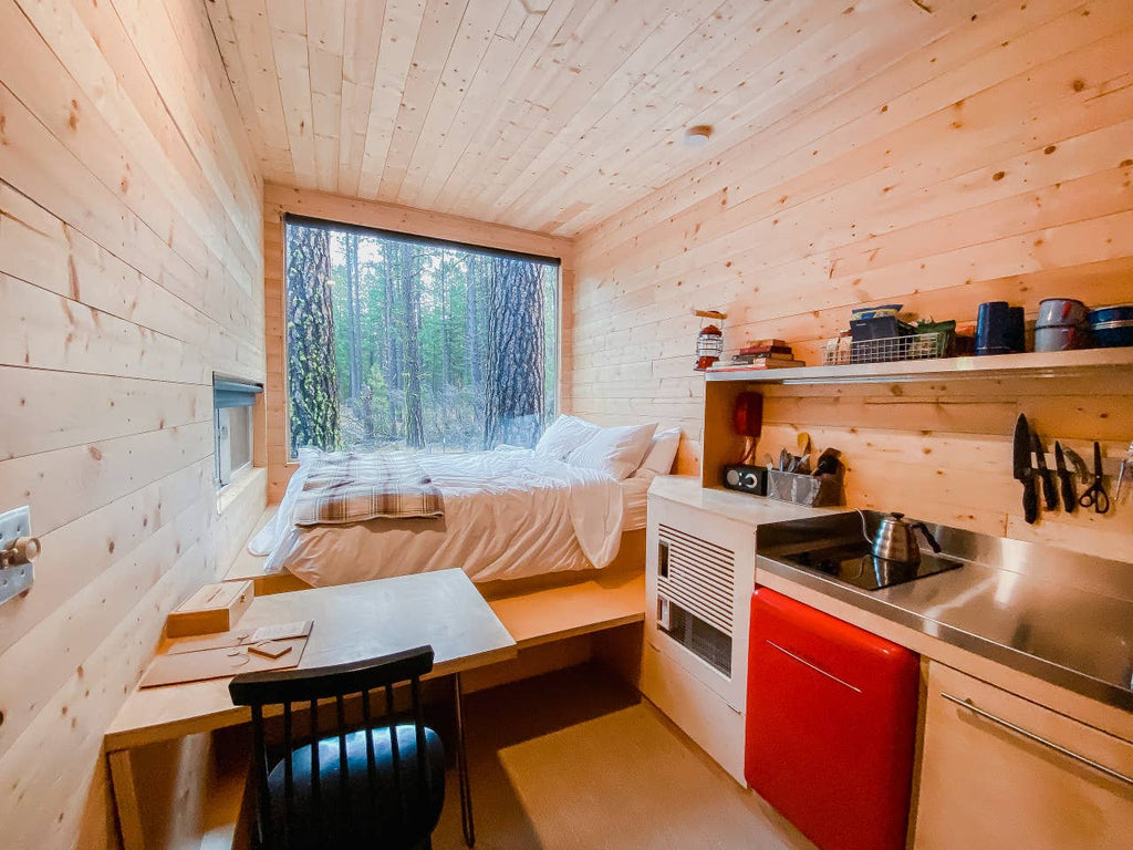 Getaway Tiny House on Mount Adams for rent on Airbnb in Glenwood, Washington