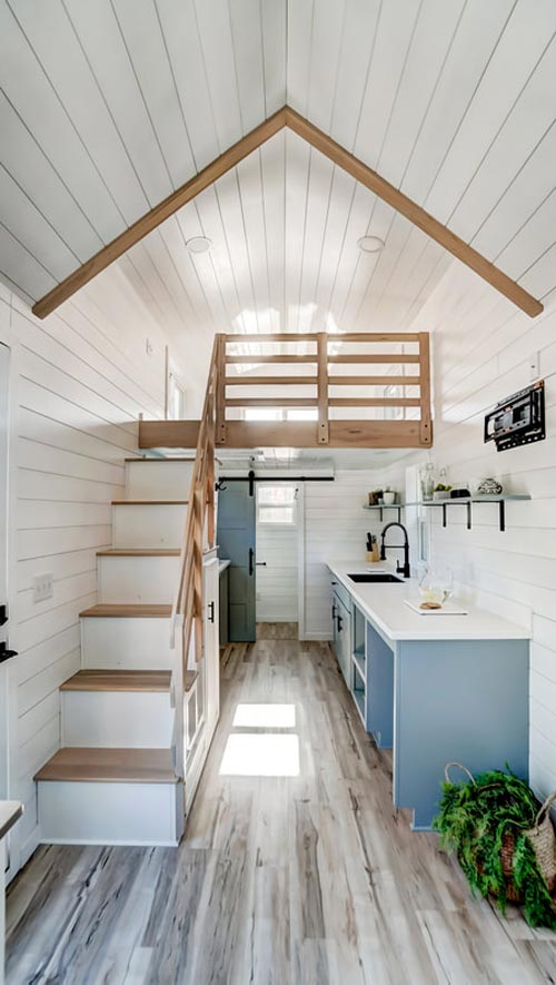 24’ “Ocracoke” Tiny House on Wheels by Modern Tiny Living