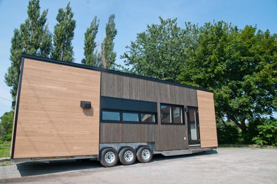Larger 34.5' x 10.5' "Lilas" Tiny Home on Wheels by Minimaliste Tiny Houses