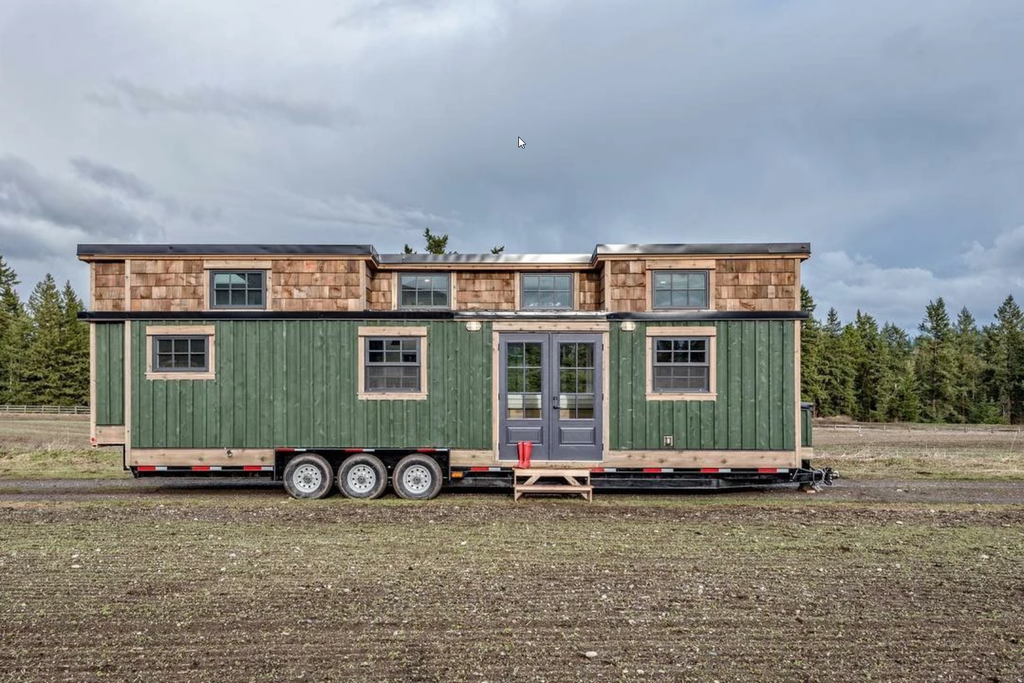 34’ “West Coast” Tiny House for a Family of Four by Summit Tiny Homes
