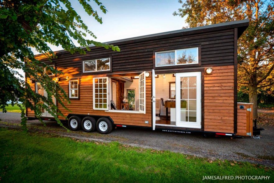 Custom 34’ Tiny House on Wheels by Mint Tiny Homes