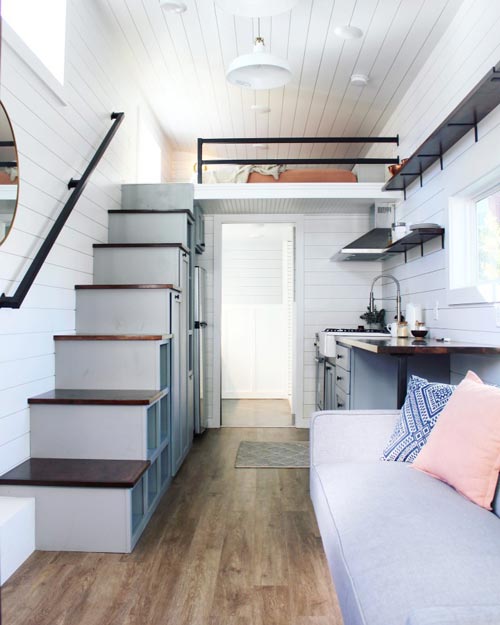 Huge 385-sqft “Everest” Tiny House on Wheels by Mustard Seed Tiny Homes