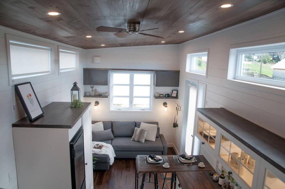 Wide 10’ x 32’ “Laurier” Tiny Home on Wheels by Minimaliste Tiny Houses