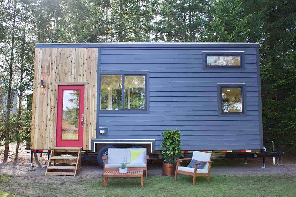 Tiny Home and Garden tiny house on wheels by Tiny Heirloom in Portland, Oregon