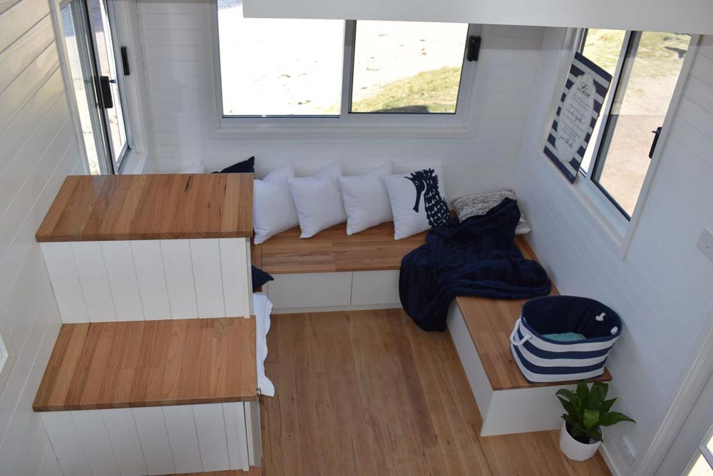 16’ “Graduate Series 6000DL Seaside” Tiny House on Wheels by Designer Eco Homes