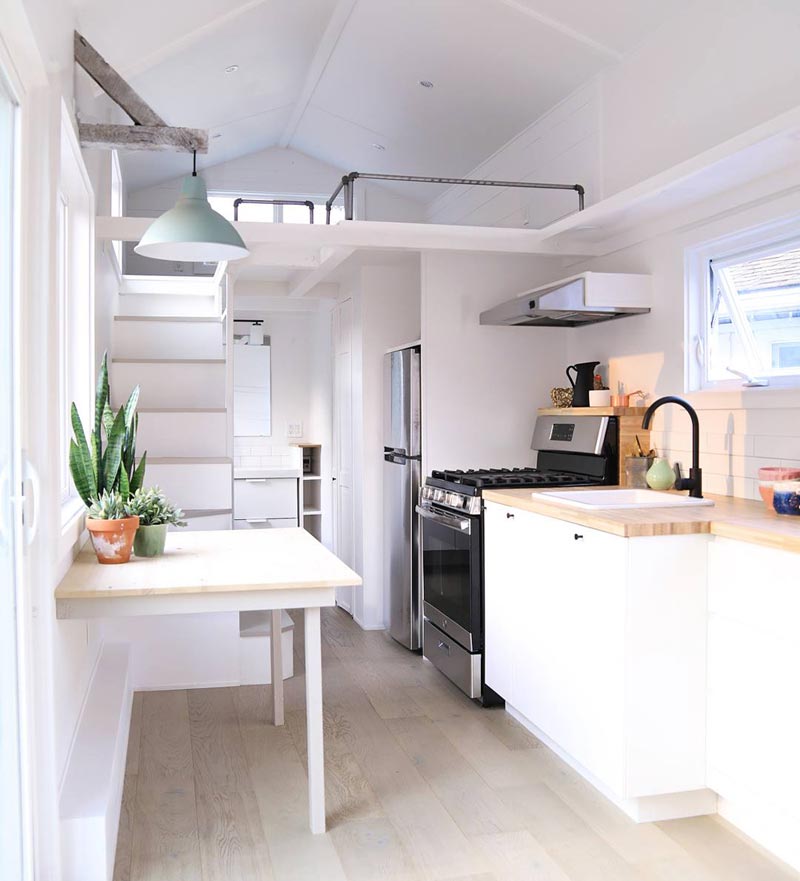 The 30’ “Malibu” Tiny House on Wheels by Handcrafted Movement